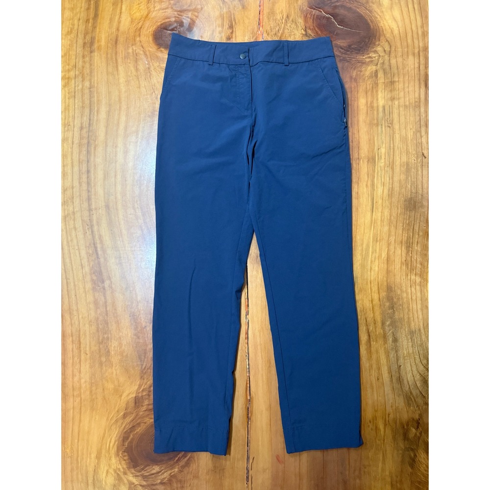 Abendroth Peggy Golf Women's Pants 6 Athletic Navy Nylon Stretch B3-12